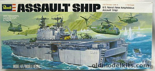 Revell 1/720 Assault Ship USS Tarawa LHA-1, H406 plastic model kit